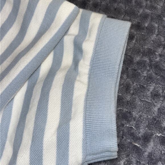 Polo by Ralph Lauren Shirt Mens Medium Striped Polo Preppy Short Sleeve Blue Wt - Picture 7 of 7